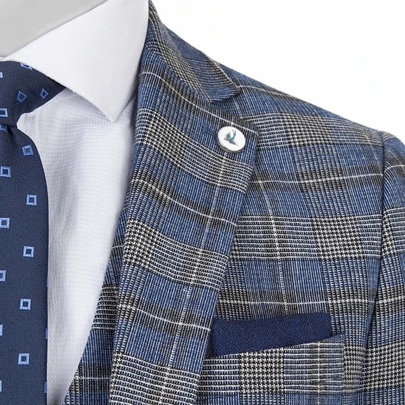 TWEEN Blue Suit with Vest - Picture 5 of 5